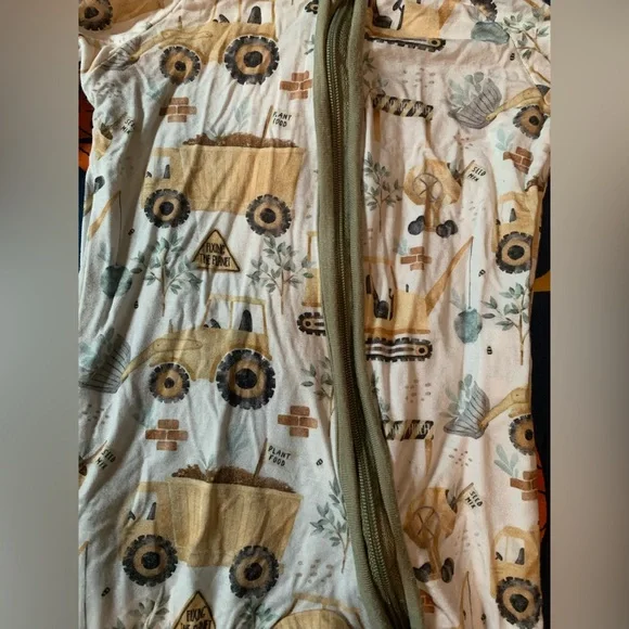 Baby Construction Truck Footie - Picture 2 of 3